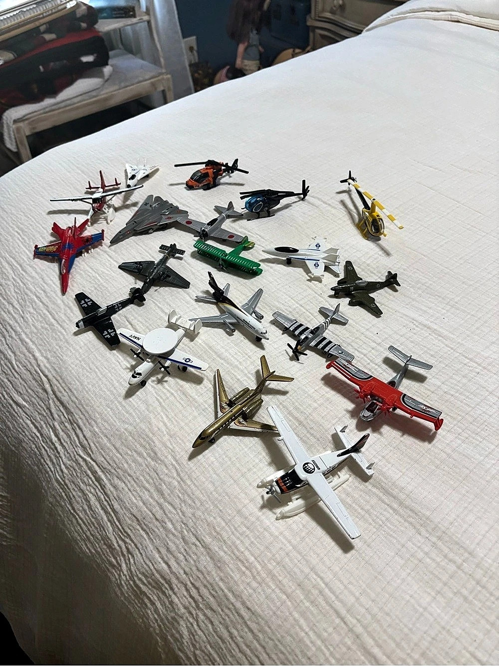 Assorted Toy Airplanes & Helicopters